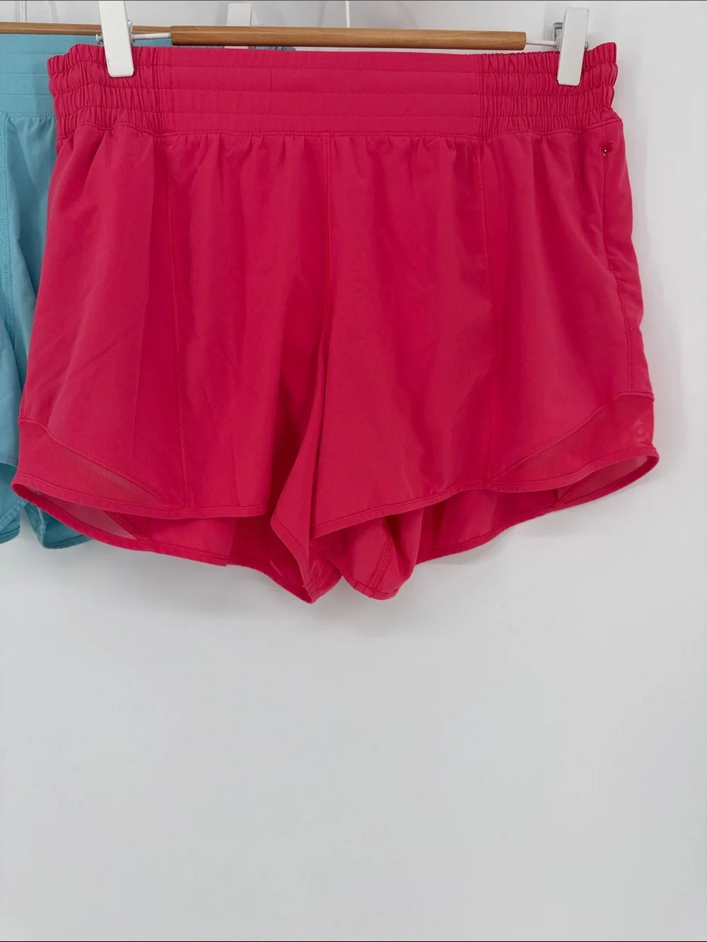 Lululemon Hotty Hot Shorts Bundle Size 10 Pink Blue